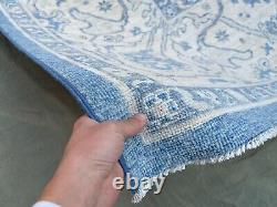 10x13.10 ft Large Area Afghan Faded Bohemian Heriz Blue Bidjar Geometric Carpet