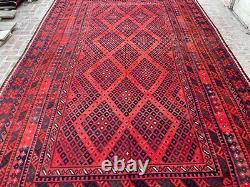 10x16.7 Afghan Faded Oriental 10x17 Luxurious Palace Size Large Living Room Rug