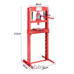 12-Ton H Frame Standing Workshop Press Hydraulic Pump Garage Shop Press Machine