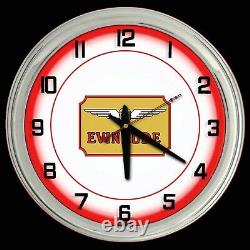 16 Evinrude Boat Motors Red Neon Clock Man Cave Garage Store Shop