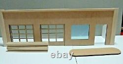 1/18 Scale Diorama Gas Station/store Opening Doors Unfinished Ad Your Touch