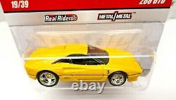 2010 HOT WHEELS PHILS GARAGE YELLOW FERRARI 288 GTO With AUTOGRAPHED CARD, RARE