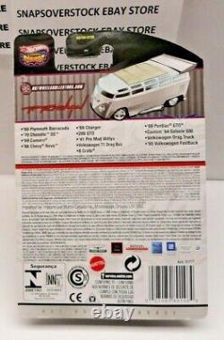 2010 Hot Wheels Phils Garage Black Volkswagen T1 Drag Bus, Autographed Card Rare
