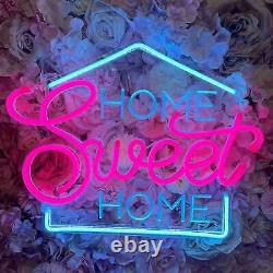 24 x 18 Home Sweet Home Neon Signs Led LightsClub Party Store Wall Decor
