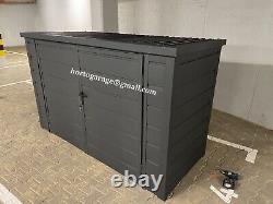 2.4x0.9 5-wheel hideout bearing sheet metal garage equipment shed garage container storage box