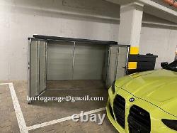 2.4x0.9 5-wheel hideout bearing sheet metal garage equipment shed garage container storage box