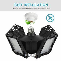 2pcs LED Workshop Light Bulb 150W 15000ml Home Store Indoor Outdoor Black