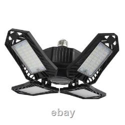 2x LED Workshop Light Bulb Deformable Ceiling Fixture 150W Home Store Black