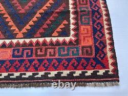 3.4x5.7 Afghan Handmade Kilim Rug 3x5 Vintage Tribal Medallion Oriental Rug
