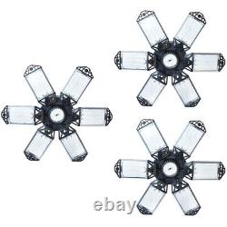 3 Count Ceiling Fan Lights Pvc Camping Tent LED Garage