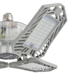 4x LED Light Bulb Deformable Foldable Lights Lamp 150W 15000ml Office Store