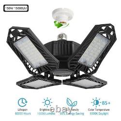 4x LED Light Bulb Foldable Ceiling Fixture Lights 150W Office Store Indoor