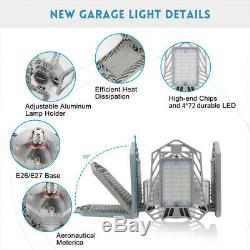 4x LED Workshop Light Bulb Deformable Ceiling Fixture Lights 150W Home Store