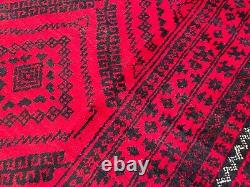6.6x11 Soft Plush Pile Wool Hand Knotted Afghan Tribal Antique Traditional Rug