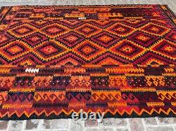7.7x11.3 Afghan Decorative Designer's 8x11 Interior Design Veg Dyes Oriental Rug
