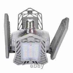 8Pcs 150W 15000LM Deformable LED Garage Light Bright Store Ceiling Light Bulb UK