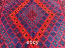 8.1x11 Oriental Flatweave Decoration Afghan Antique Traditional Luxurious Carpet