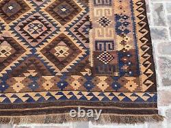 8.2x12.5 Bohemian Decor Interior Style Afghan Wool Persian Antique Tribal Carpet