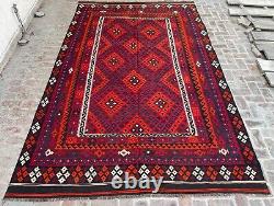 8.5x13.8 Afghan Turkmen Large Tribal Designer's Vibrant Luxurious Oriental Rug