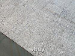 9.11x14.1 ft Handmade Original Quality 10x14 Oushak Natural Handspun Wool Carpet