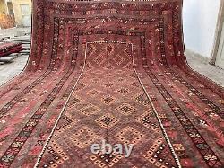 9.6x15.10 Afghan Luxurious Oriental 10x16 Antique Palace Size Faded Large Rug
