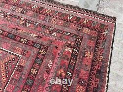 9.6x15.10 Afghan Luxurious Oriental 10x16 Antique Palace Size Faded Large Rug