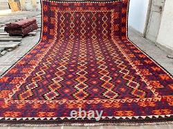 9.7x15.4 Luxurious Afghan Wool 10x16 Persian Oriental Palace Size Bedroom Rug