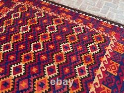 9.7x15.4 Luxurious Afghan Wool 10x16 Persian Oriental Palace Size Bedroom Rug