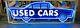Amazing Large Used Cars Dealership Neon Sign Store Display Garage Man Cave Item
