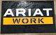 Ariat Work Garage Advertising Rubber Store Large Mat Sign 49 X 29 New Rare