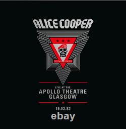 Alice Cooper Live At The Apollo Theatre, Glasgow 19.02.82 Double LP Limited NEW