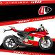 Anti Slip Motorcycle Bike Parking Carpet For Ducati Panigale V4s Racing Mat Rugs