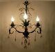 Antique Style Chandelier Light Salon Clothing Store Led Crystal Pendent Lighting