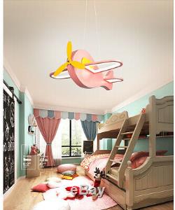 Baby Room Clothing Store Playground Aircraft LED Dimmable Chandelier Lighting