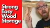 Best Way To Store Wood In Your Garage Lumber Storage