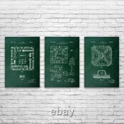Board Game Posters Set of 3 Game Room Decor Gaming Gift Toy Store Decor Wall Art