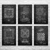 Board Game Posters Set Of 6 Game Room Decor Gaming Gift Toy Store Decor
