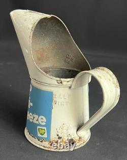 Bp Anti Freeze Polar Vintage Tin Half Pint Oil Pourer Jug Can Garage Advertising