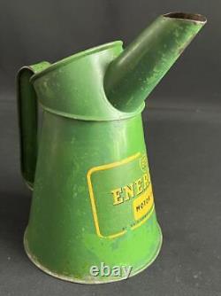 Bp Energol Vintage Quart Oil Pourer Jug Garage Advertising Measure Display Tin