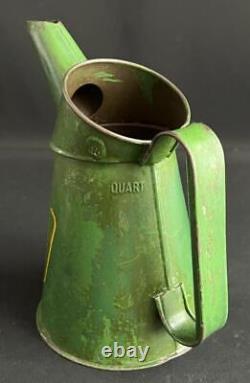 Bp Energol Vintage Quart Oil Pourer Jug Garage Advertising Measure Display Tin