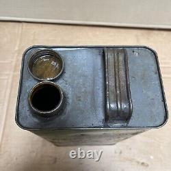 CASCADE MOTOR LUBRICANTS 1930s OIL VINTAGE GARAGE RARE TIN CAN