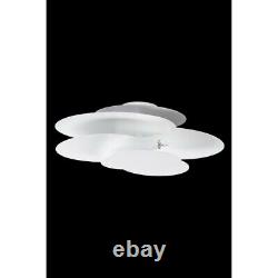 Ceiling Lamp Modern Design Metal/White