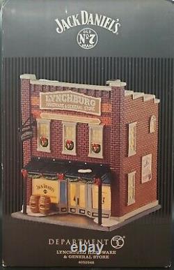 Department 56 Jack Daniels Village Old #7 Lynchburg Hardware & General Store NIB
