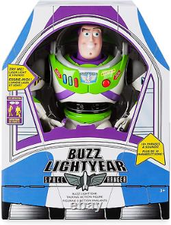 Disney Official Store Toy Story Buzz Lightyear Deluxe Talking Figure Toy Doll