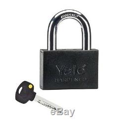 Door Security Locking Store Warehouse Storage Gate Garage Shop Lock + Rings