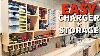 Easy One Day Shop Organization Drill Charging Station