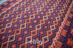 Elegant HUGE 10x15 Exclusive Afghan Veg Dyes Turkmen Flatweave Living Room Rug