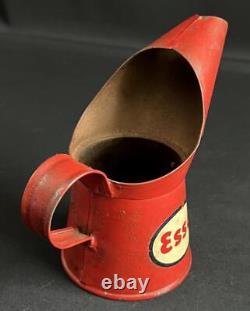 Esso Half Pint Vintage Oil Pourer Jug Tin Can Garage Forecourt Petrol Display