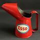 Esso Pint Vintage Oil Pourer Jug Tin Can Garage Forecourt Petrol Display Measure