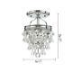 European Style Restaurant Coffee Clothing Store Led Crystal Ceiling Lamp Light